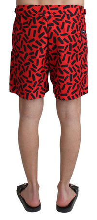 Thumbnail for Chic Red Swim Trunks Boxer Shorts