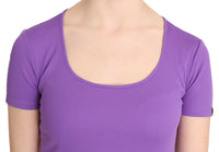 Thumbnail for Chic Purple Casual Top for Everyday Elegance