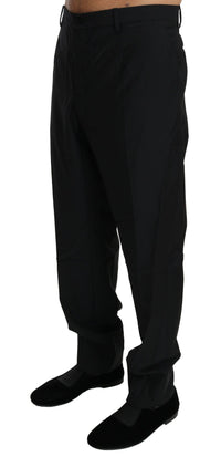 Thumbnail for Elegant Black Virgin Wool Dress Pants
