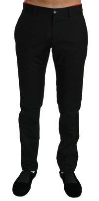 Thumbnail for Elegant Black Wool Dress Pants