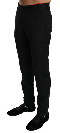 Thumbnail for Elegant Black Wool Dress Pants