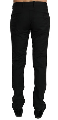 Thumbnail for Elegant Black Wool Dress Pants