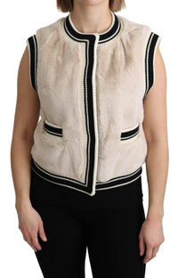 Thumbnail for Elegant Sleeveless Faux Fur Vest