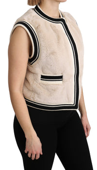 Thumbnail for Elegant Sleeveless Faux Fur Vest