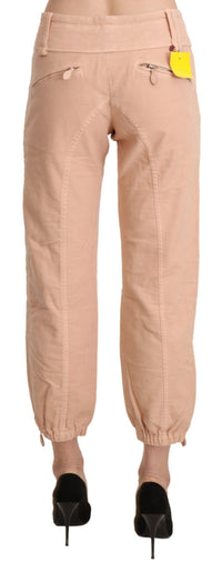 Thumbnail for Chic Beige Cropped Cotton Pants