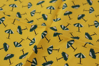 Thumbnail for Yellow Printed DG Logo Square Mens Handkerchief Scarf