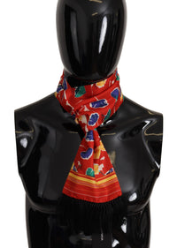 Thumbnail for Elegant Multicolor Silk Men's Scarf