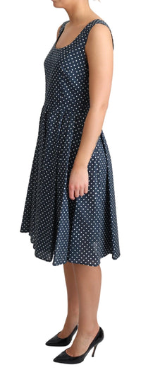 Thumbnail for Polka Dot Sleeveless A-Line Dress