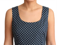 Thumbnail for Polka Dot Sleeveless A-Line Dress