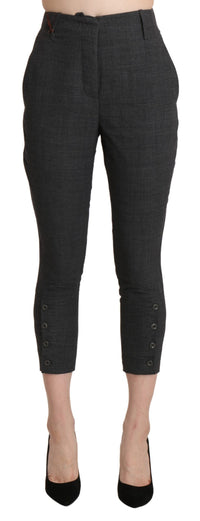 Thumbnail for Chic High Waist Capri Cropped Pants