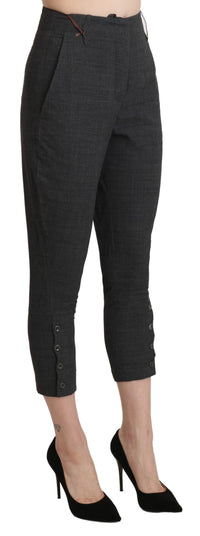 Thumbnail for Chic High Waist Capri Cropped Pants