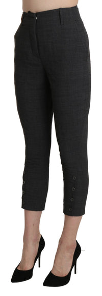 Thumbnail for Chic High Waist Capri Cropped Pants