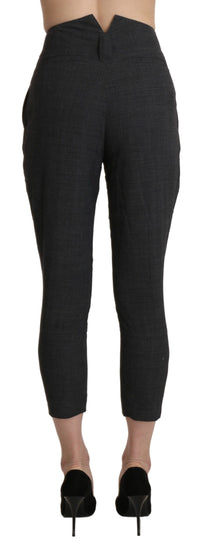 Thumbnail for Chic High Waist Capri Cropped Pants
