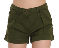 Thumbnail for Emerald Mid Waist Cotton Shorts