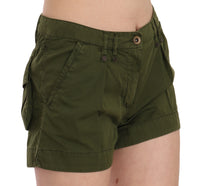 Thumbnail for Emerald Mid Waist Cotton Shorts