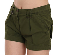 Thumbnail for Emerald Mid Waist Cotton Shorts