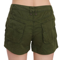 Thumbnail for Emerald Mid Waist Cotton Shorts