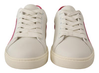 Thumbnail for Elegant White Leather Low-Top Sneakers