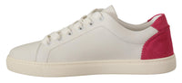 Thumbnail for Elegant White Leather Low-Top Sneakers