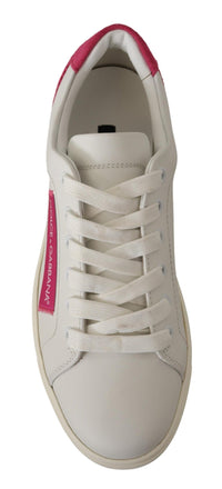 Thumbnail for Elegant White Leather Low-Top Sneakers