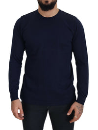 Thumbnail for Authentic Crewneck Blue Pullover Sweater