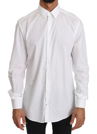 Thumbnail for Elegant Slim Fit Dress Shirt in Pure White