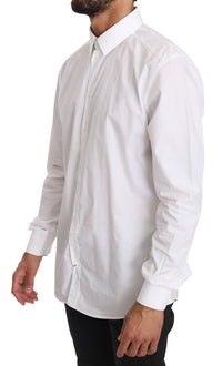 Thumbnail for Elegant Slim Fit Dress Shirt in Pure White