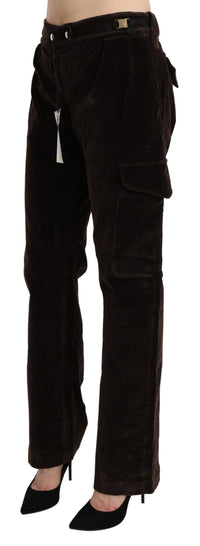 Thumbnail for Chic High Waist Cargo Pants in Sophisticated Brown