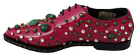 Thumbnail for Fuchsia Pink Crystal Patent Flats