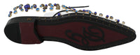 Thumbnail for Elegant White Leather Dress Shoes With Crystals