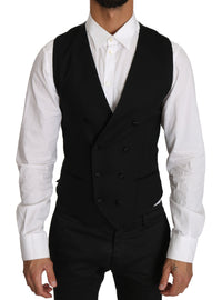 Thumbnail for Sleek Double Breasted Slim Fit Wool Vest