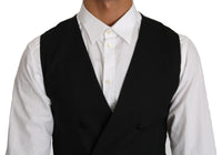 Thumbnail for Sleek Double Breasted Slim Fit Wool Vest
