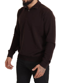 Thumbnail for Elegant Cashmere Zippered Pullover Sweater