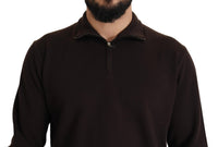 Thumbnail for Elegant Cashmere Zippered Pullover Sweater
