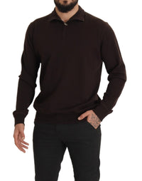 Thumbnail for Elegant Cashmere Zippered Pullover Sweater