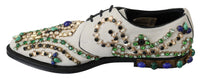 Thumbnail for Elegant White Suede Dress Flats with Crystals