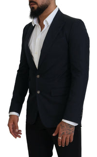 Thumbnail for Blue Cotton Formal Taormina Blazer