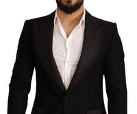 Thumbnail for Elegant Slim Fit Black Blazer Jacket