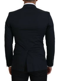 Thumbnail for Blue Cotton Formal Taormina Blazer