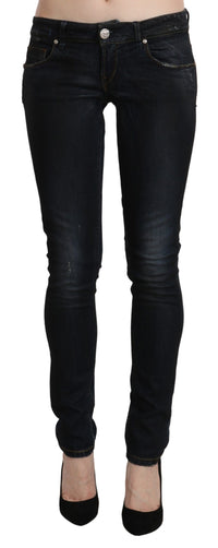 Thumbnail for Sleek Black Washed Skinny Jeans