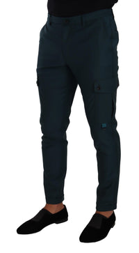 Thumbnail for Chic Skinny Cargo Wool Pants