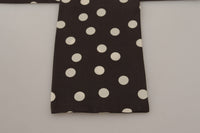 Thumbnail for Brown White Polka Dots Shawl Warm Neck Wrap Scarf