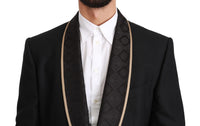 Thumbnail for Elegant Black Silk-Blend 3 Piece Suit