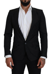 Thumbnail for Elegant Martini Style Black Formal Blazer