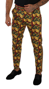 Thumbnail for Elegant Multicolor Tapered Pants for Men