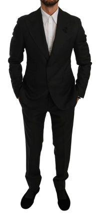Thumbnail for Elegant Black Crystal-Embellished Two-Piece Suit