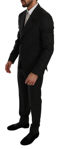 Thumbnail for Elegant Black Crystal-Embellished Two-Piece Suit