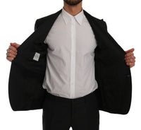 Thumbnail for Elegant Black Crystal-Embellished Two-Piece Suit