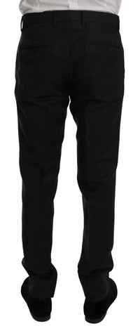 Thumbnail for Elegant Black Crystal-Embellished Two-Piece Suit