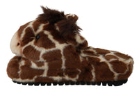 Thumbnail for Elegant Giraffe Pattern Slides for Sophisticated Comfort